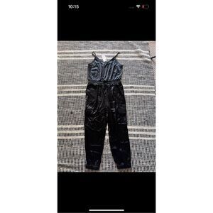 BTFMB Size large satin jumpsuit NWT